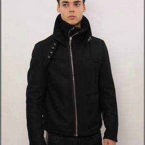 LES HOMMES wool biker jacket size EU48 US38 BNWT